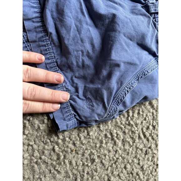 American Eagle Y2K Vintage Cargo Blue Short Shorts Size 6 - Picture 3 of 4